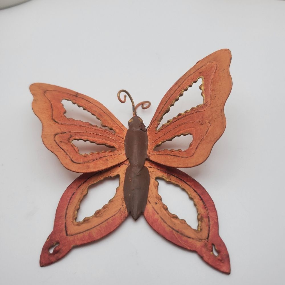 Cottagecore large butterfly necklace pendant‎ grandma core old fashion jewelry